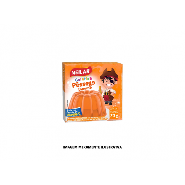 GELATINA - NEILAR - 20g PESSEGO - CX48